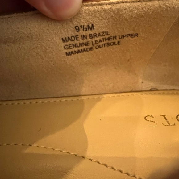 TALBOTS Women’s Ryan Leather Bow Loafers Camel Size 9.5 New - Picture 7 of 7